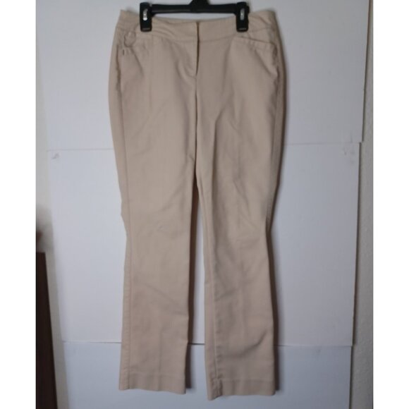 White House Black Market Pants - WHITE HOUSE BLACK MARKET Perfect Form Beige Petites Pants Women’s Sz 0P